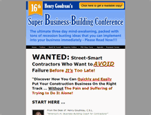 Tablet Screenshot of contractorssuperconference.com